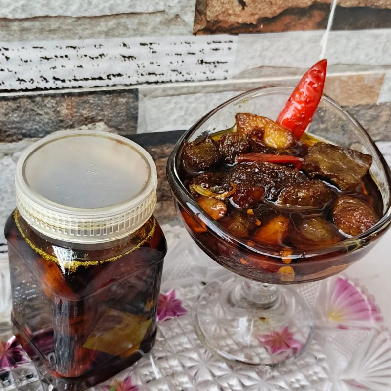 গরুর হাড় ছাড়া মাংসের আচার